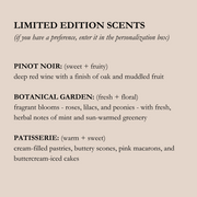 Dark Academia Bridesmaid Proposal Gift Box Literary Candle + Cozy Socks + Lip Balm + Matches - Grace + Bloom Co