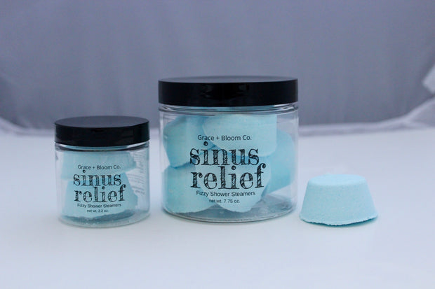Sinus Relief Shower Steamers - Grace + Bloom Co
